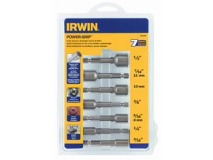 IRWIN Power-Grip Roncsolt csavarfej leszedő készlet 7 részes bit befogású