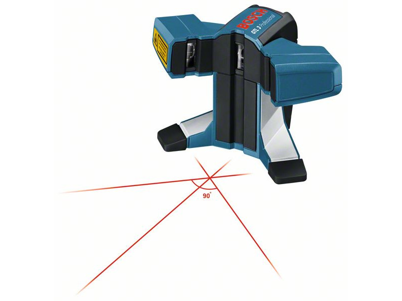 BOSCH Csempelézer GTL 3 védőtáskában (hatótávolság 20 m) IP 54