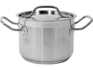 YATO GASTRO Fazék fedővel 2,4 liter 160 x 120 mm inox