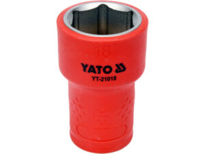 YATO Szigetelt dugókulcs 3/8" 18 mm 1000 V CrV
