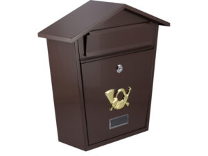 VOREL Postaláda barna 380 x 320 x 105 mm
