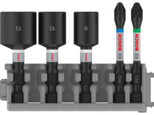 BOSCH PRO Bithegy és csavarbehajtó klt. 5 részes 50 mm (PH2,PZ2 / 8,10,13 mm) Pick & Click