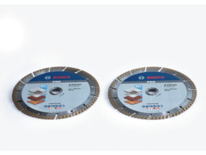 BOSCH Gyémánt vágókorong szett 230 x 2,6 x 10 x 22,2 mm szegmentált Multi Material (2 db)