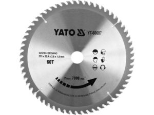 YATO Fűrésztárcsa fához 235 x 25,4 x 1,8 mm / 60T
