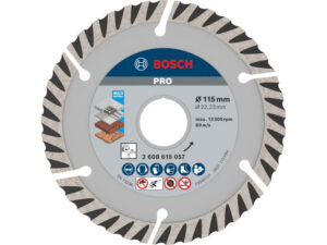 BOSCH PRO Multi Material Gyémánt vágókorong 115 x 2,0 x 10 x 22,2 mm szegmentált