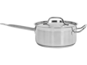YATO GASTRO Nyeles lábas fedővel 5 liter 240 x 110 mm inox