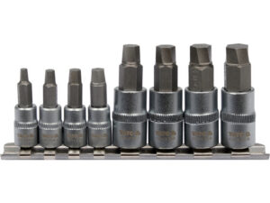YATO Roncsolt imbuszcsavar kiszedő dugókulcs készlet 8 részes 1/4" 3/8"
