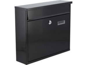 VOREL Postaláda fekete 2 kulccsal 310 x 360 x 100 mm