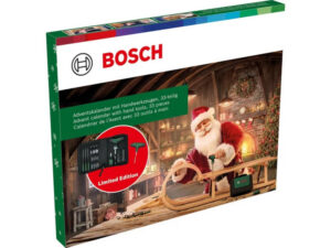 BOSCH Adventi kalendárium csomag 33 részes szerszámkészlettel és tárolótáskával