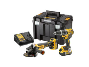DEWALT Akkus erőcsomag 18 V (DCD796 + DCG405 + 2 x 5,0 Ah akku + töltő) DCK2080P2T