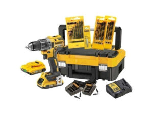 DEWALT Akkus fúrócsavarozó szett 18 V (2 x 2,0 Ah akku + töltő + TSTAK + tartozékok) DCK791D2T
