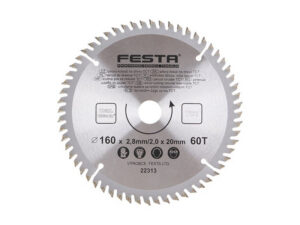 FESTA Fűrésztárcsa fához 160 x 20 x 2,0 mm / 60T