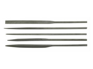 VOREL Tűreszelő készlet 5 részes 4,0 x 160 mm / #2 közepes
