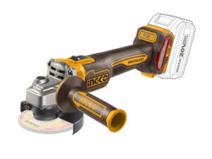 INGCO Akkus sarokcsiszoló 125 mm szénkefe nélküli 20 V (akku és töltő nélkül)