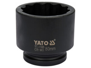 YATO Gépi dugókulcs 12 szögletű 1" 80 mm