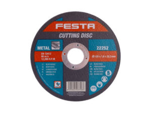 FESTA Vágókorong fémre 125 x 1,6 x 22,2 mm