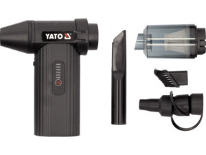 YATO Légseprű és autós porszívó 7,2 V 4 Ah 130000 RPM tartozékokkal