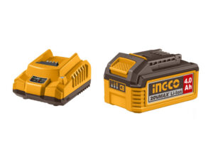INGCO Akkumulátor és töltő szett 20 V (1 x 4,0 Ah akku + 2,0 A töltő)