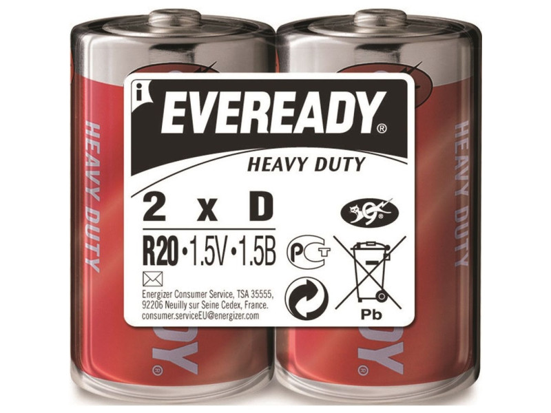 EVEREADY góliát szén-cink elem 1,5 V (2 db)