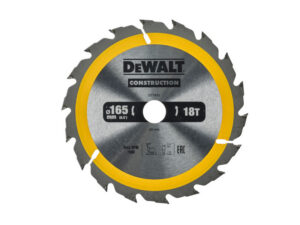 DEWALT CONSTRUCTION Fűrésztárcsa szeges fához 165 x 20 x 2,4 mm / 18T
