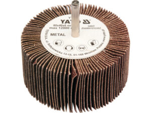 YATO Csapos lamellás csiszolókorong 80 x 40 x 6 mm / P120