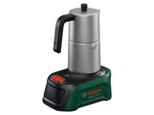 BOSCH Akkus kávéfőző EasyMoka 18V-2 INOX (Akku és töltő nélkül)