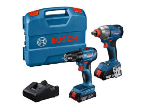 BOSCH Akkus erőcsomag GDX 18V-285 + GSR 185-LI (2 x 2,0 Ah akku + töltő) kofferben