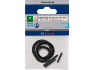BOSCH PRO Rögzítőgyűrű és tüske 1/2" dugókulcsokhoz