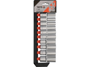 YATO Hosszú dugókulcs készlet 10 részes 1/2" 10-24 mm CrV
