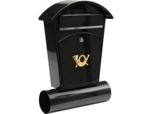 VOREL Postaláda fekete 480 x 280 x 80 mm