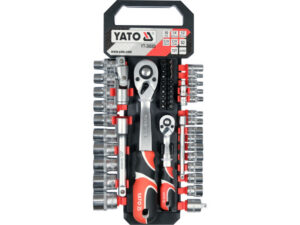 YATO Dugókulcs készlet 51 részes 1/2", 1/4" CrV
