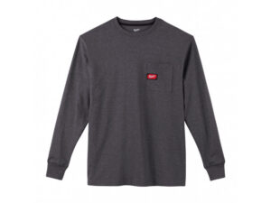 MILWAUKEE Hosszú ujjú póló szürke WTLSG-L WORKSKIN™
