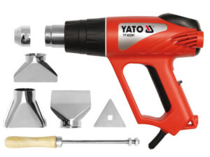 YATO Hőlégfúvó + tartozékok 550 °C 2000 W