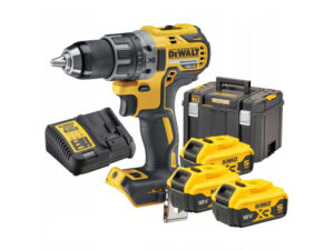 DEWALT Akkus fúrócsavarozó 18 V szénkefe nélküli 70Nm (3 x 5,0 Ah akku + töltő) DCD791P3A