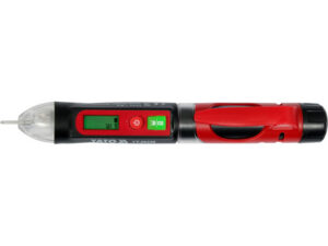 YATO Fáziskereső érintésmentes mérés 12-1000 V szigetelt LCD kijelzővel