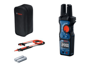 BOSCH Árammérő lakatfogó GFM 1000-15 LCD inverz kijelzővel CAT IV 600 V / CAT III 1000 V