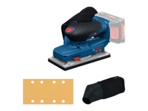 BOSCH Akkus rezgőcsiszoló GSS 18V-18 ford. szabályzós (92 x 182 mm) (akku és töltő nélkül)