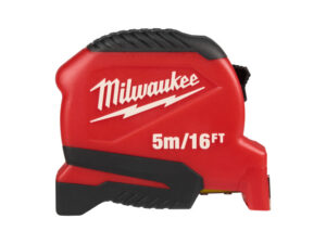 MILWAUKEE Mérőszalag 5 m/16 láb x 25 mm metrikus COMPACT (GEN 2)