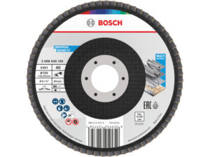 BOSCH Lamellás csiszolókorong egyenes 125 x 22,2 / P40 alu-oxid X451 Multi Material