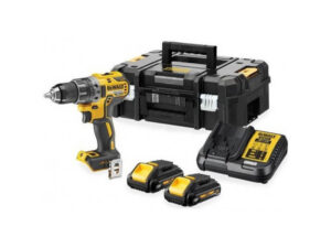DEWALT Akkus fúrócsavarozó 18 V szénkefe nélküli 70Nm (2 x 3,0 Ah akku + töltő + TSTAK) DCD791L2T