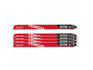 MILWAUKEE Szablyafűrészlap 300x10 mm TORCH™ NITRUS TCT (5 db)