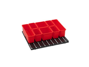 QBRICK SYSTEM ONE Tárolóláda + QBRICK SYSTEM PRO tárolóláda fali tartóval 7
