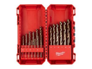 MILWAUKEE Csigafúró készlet 19 részes 1-10 mm HSS-G CO DIN 338