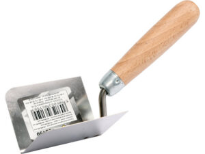 VOREL Kőműves kanál sarok belső inox 80/60/60