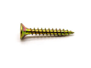 Süllyesztett fejű faforgácslap csavar Torx , sárga 4 x 80 mm