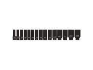 YATO Gépi hosszú dugókulcs készlet 15 részes 1/2" 10-32 mm CrMo