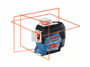 BOSCH GLL 3-80 C Vonallézer (1 x 2,0 Ah akku) + BM 1 Tartó + L-Boxx 136