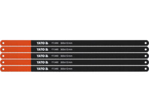 YATO Kézi fűrészlap fémre 300 x 12 mm 24TPI (5 db)