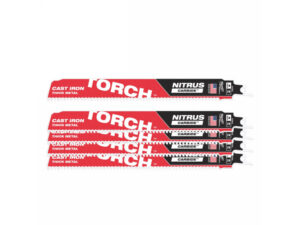 MILWAUKEE Szablyafűrészlap 230x10 mm TORCH™ NITRUS TCT (5 db)