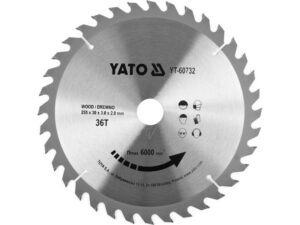 YATO Fűrésztárcsa fához 255 x 30 x 2,0 mm / 36T
